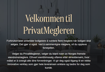 Privatmegleren annonse
