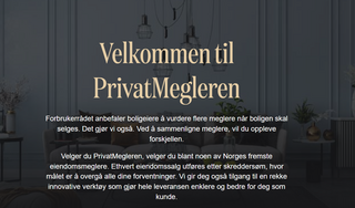 Privatmegleren annonse